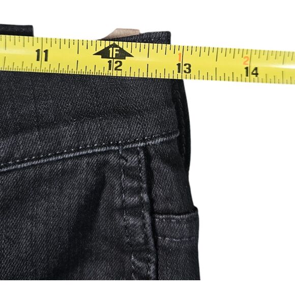 New Madewell Black Jeans Size P25 10" High Rise Skinny 5 Pocket Design - Picture 8 of 11